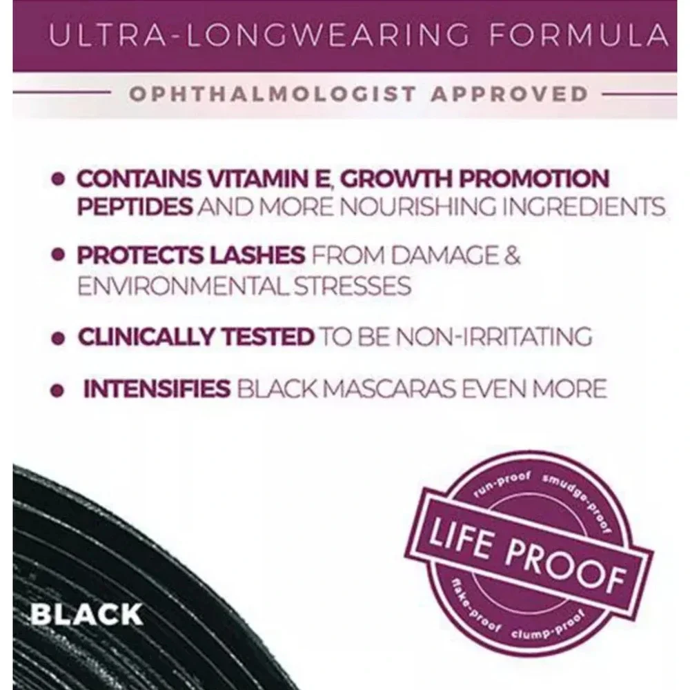 Blinc Lash Primer Black Sealed Lengthening Volumizing Mascara Base Prep